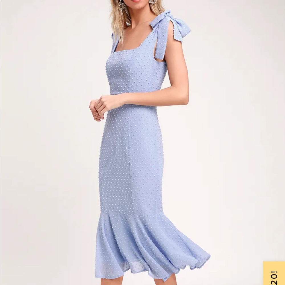NWT Lulus M Bimini Periwinkle Dress